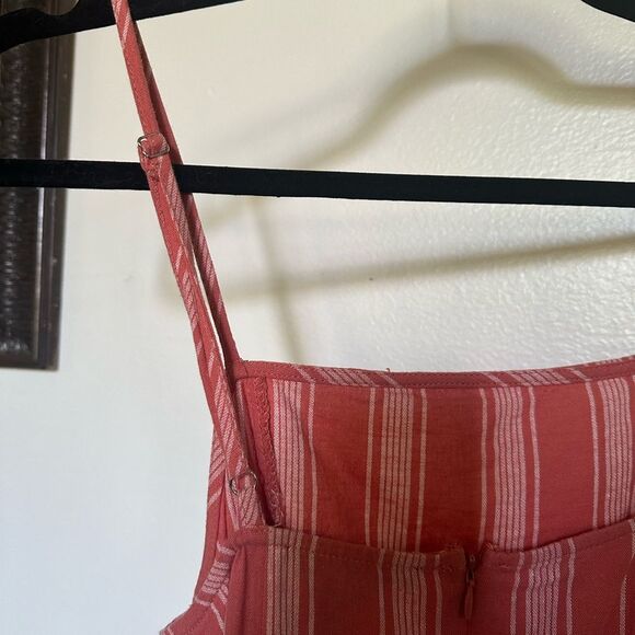 Wrap Waist Dress Peachy Pink Strapless Summer - Picture 5 of 5